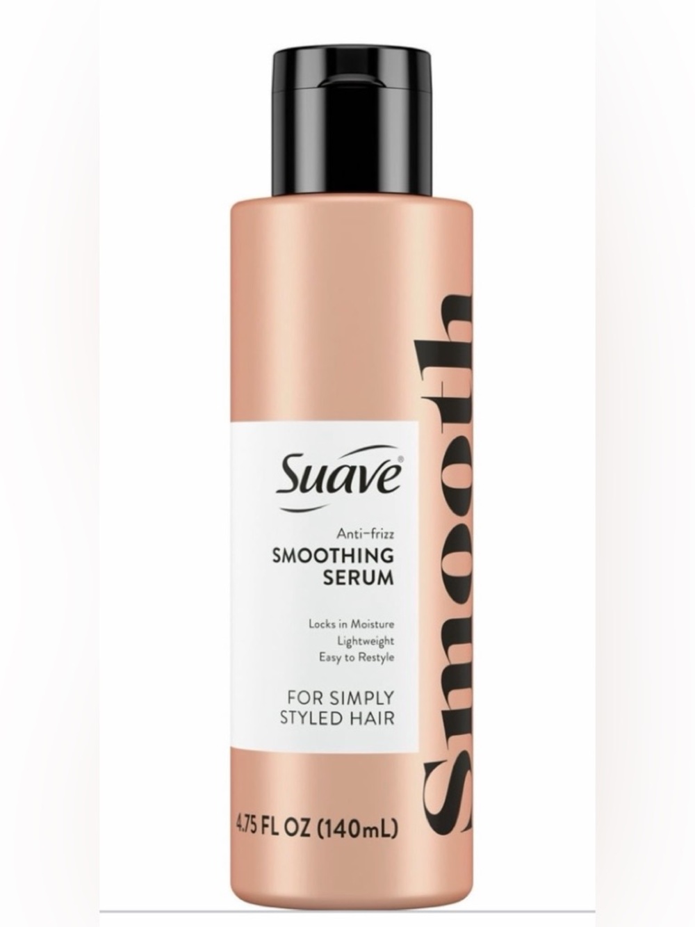 Lot of 4 NEW Suave Anti-Frizz Smoothing Serum 24 Hr Control each Bottle 4.75 oz